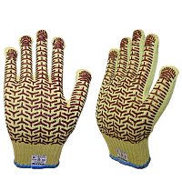 Перчатки Орион РТИ™ ТРАКТОР ЭКСТРА (хлопок/полиэфир+ПВХ), желтый