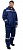 Костюм зимний Легион-Ультра СОП (тк.Смесовая,210) брюки, т.синий/васильковый