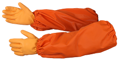 Нарукавники влагозащитные Fisherman's WPL (тк.Диагональ-прорезиненная, 550), оранжевый
