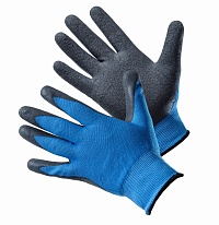 Перчатки АМПАРО™ Бриз (полиэфир+вспененный латекс), голубой