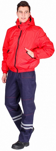 Куртка демисезонная Бомбер (тк.Дюспо), красный